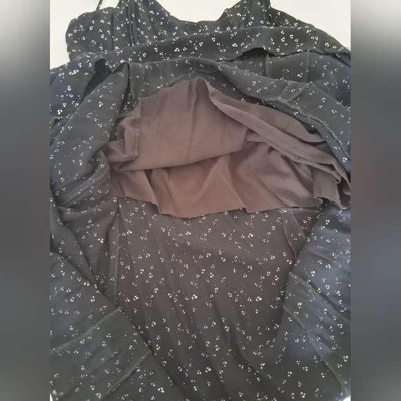 Saltwater LUXE/ Elegant Black & White Maxi Dress/ Side Zipper/ Size US L - Picture 8 of 16